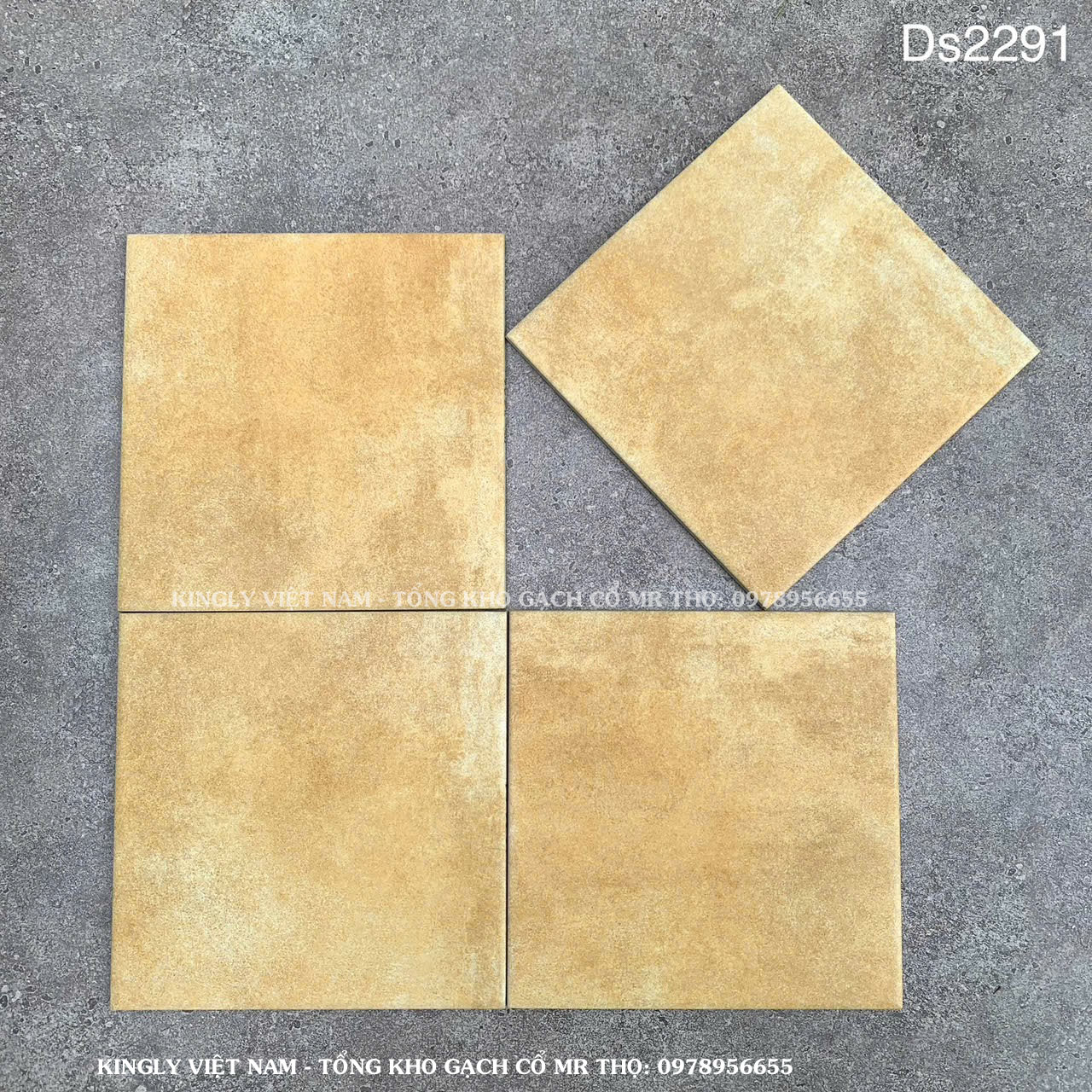 Gạch cổ 20x20 cm vàng thổ FG2291